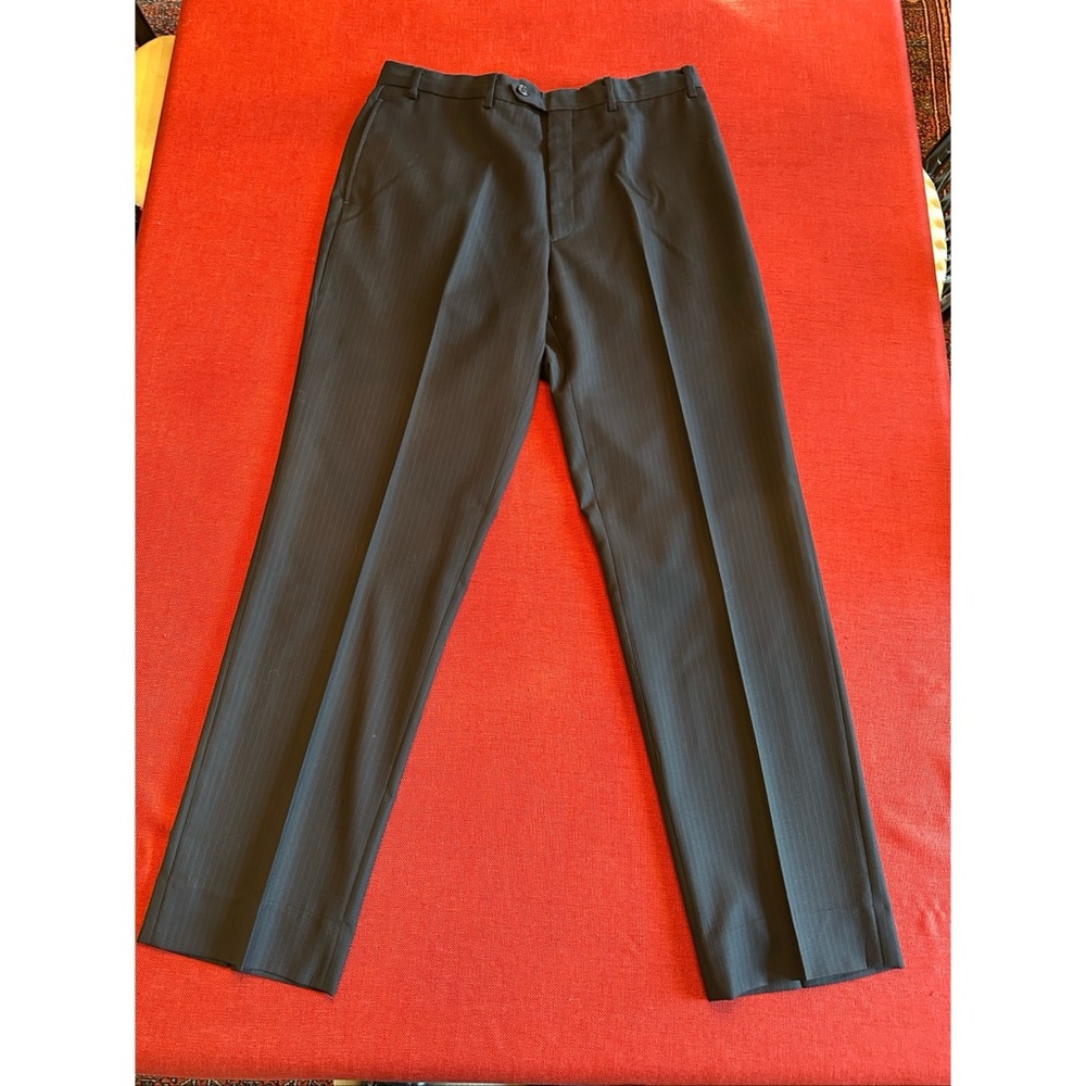 Calvin Klein Man Striped Suit Pants, 36/34